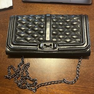 Rebecca Minkoff black crossbody purse/ clutch